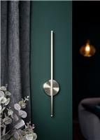 BHS Aurora Metal Rechargeable Wall Light - Nickel
