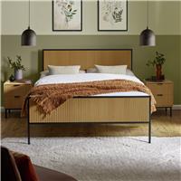 Julian Bowen Sia Double Bed Frame - Natural Wood
