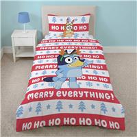 Bluey Kids Snowy Red Bedding Set - Toddler