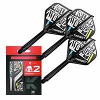Target Chris Dobey K-Flex Dart Flights and Shafts - Medium