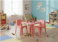 Bica Nursery Plastic Set of 2 Chair - Coral Pink