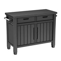 Keter 90 x 126 x 52 cm BBQ Style Storage Cabinet - Grey
