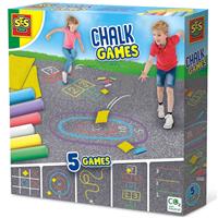 SES Creative 5 in 1 Chalk Games - Multicolour