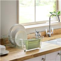 Argos Home Large Wire Dish Drainer - Sage