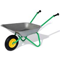 Rolly Kids Metal Wheelbarrow with Air Tyre