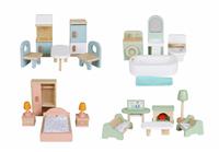 Chad Valley Wooden Doll House Accessories Set