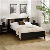 Julian Bowen Sydney Double Rattan Bed Frame - Black Ash