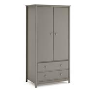 Habitat Kids Brooklyn 2 Door 2 Drawer Tall Wardrobe - Grey