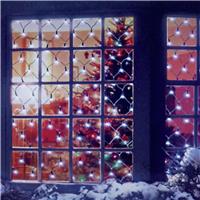 Premier Decorations White 180 Net Christmas Window Lights