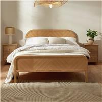 Julian Bowen Milo Double Bed Frame - Light Oak