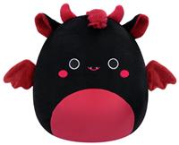 "Squishmallows 7.5"" Black Marroon Jersey Plush"