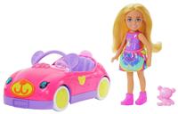 Barbie Chelsea Vehicle Set with Small Doll, Car & Teddy