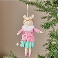 Argos Home Mama Bunny Hanging Christmas Ornament