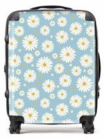 Warren Reed - Designer Summer Daisy Pattern 8-Wheel Hard Suitcase - Medium