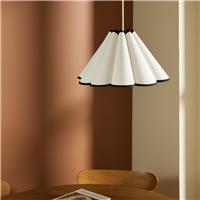 Habitat Ivory Petal Pleat Easy Fit Lampshade - 40cm