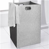 Country Club 100L Felt Laundry Basket - Grey