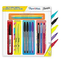 Papermate & Sharpie Back to School All In One Stationery Set - Pack of 12