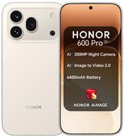SIM Free HONOR 600 Pro 5G 512GB AI Mobile Phone - Golden White