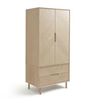 Habitat Halden Skandi 2 Door 2 Drawer Wardrobe - Ash Veneer