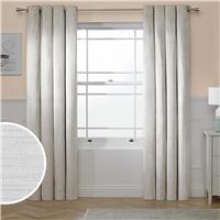Argos Home Ribbed Velvet Blackout Eyelet Curtain - Champagne - 168x229cm