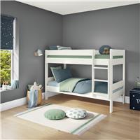 Stompa Compact Detachable Bunk Bed Frame - White