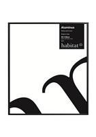 "Habitat Aluminus Black Metal Picture Frame - 20x20"""