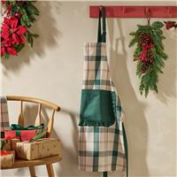 Argos Home Gingham Apron - Green