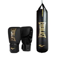 Everlast Elite 4ft Punch Bag & Mitts Set