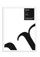 "Habitat Ontario White Wooden Picture Frame - 16x20"""