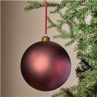 Argos Home Burgundy Country Christmas Bauble