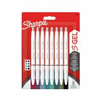 Sharpie S-Gel No smear, No Bleed Pen - Pack of 8