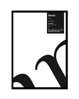 "Habitat Ontario Black Wooden Picture Frame - 16x20"""