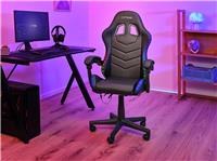 Trust Roniq Series Faux Leather Gaming Chair - Black