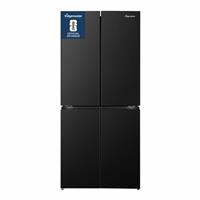 Fridgemaster MQ79395EB American Fridge Freezer - Black