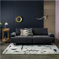 Habitat Julien 2 Seater Fabric Sofa - Charcoal