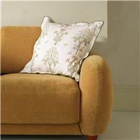 Habitat x Morris & Co. Sweet Meadow Cushion Cream - 50x50cm