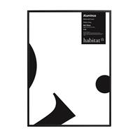 "Habitat Aluminus Black Metal Picture Frame - 20x28"""