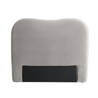 Habitat Mali Fabric Double Headboard - Grey