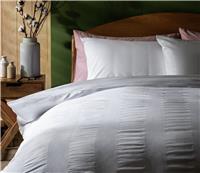 Habitat Cotton 300TC Waffle Striped Bedding Set - Kingsize