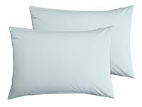 Habitat Cotton Rich 180 TC Standard Pillowcase Pair-Duck Egg