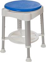 Round Shower Stool - Rotating Seat