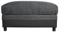 Argos Home Harry Large Fabric Storage Footstool - Charcoal