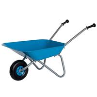 Rolly Child's Metal Wheelbarrow - Blue