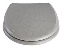 Argos Home Thermoplastic Toilet Seat - Grey