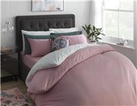 Habitat Cotton Rich 180TC Plain Blush Fitted Sheet - Single