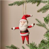 Argos Home Felt Santa Claus Hanging Christmas Ornament