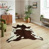 Think Rugs Faux Cow Hide Pelt Rug - 150x200cm