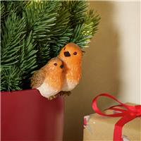 Argos Home Resin Christmas Robin Pot Hanger Figurine