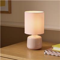 Home Essentials Ceramic Table Lamp - Blush