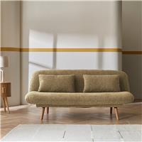 Habitat Bean Fabric Clic Clac Sofa Bed - Mustard